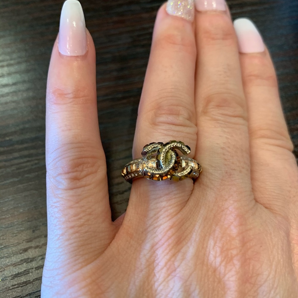 Authentic Chanel ring size 52